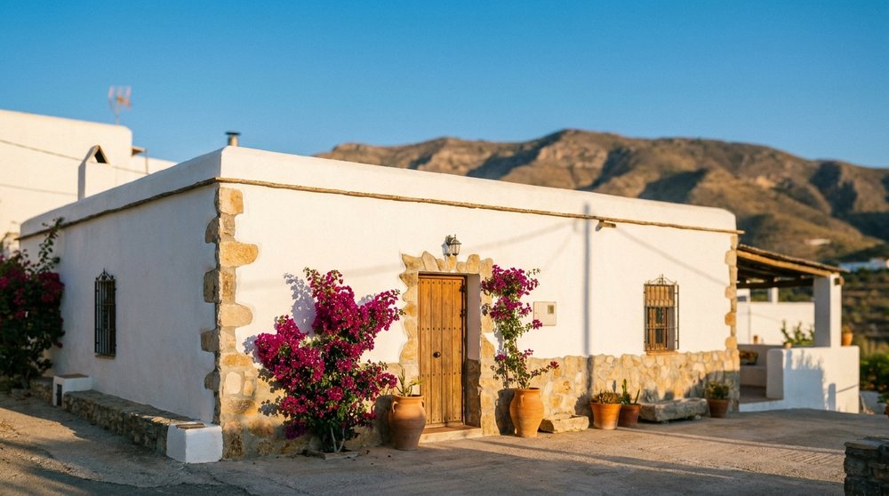 Casa mediterránea en el Valle del Almanzora gestionada por IVIVING