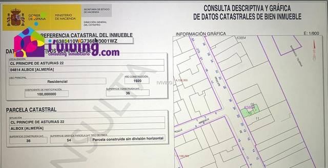 Solar Urbano en Albox, La Loma, venta